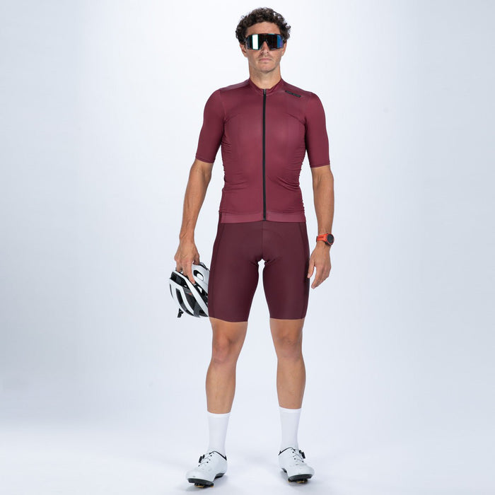 Zoot Sports CYCLE BIBS Men's Elite Cycle Bib - Burgundy