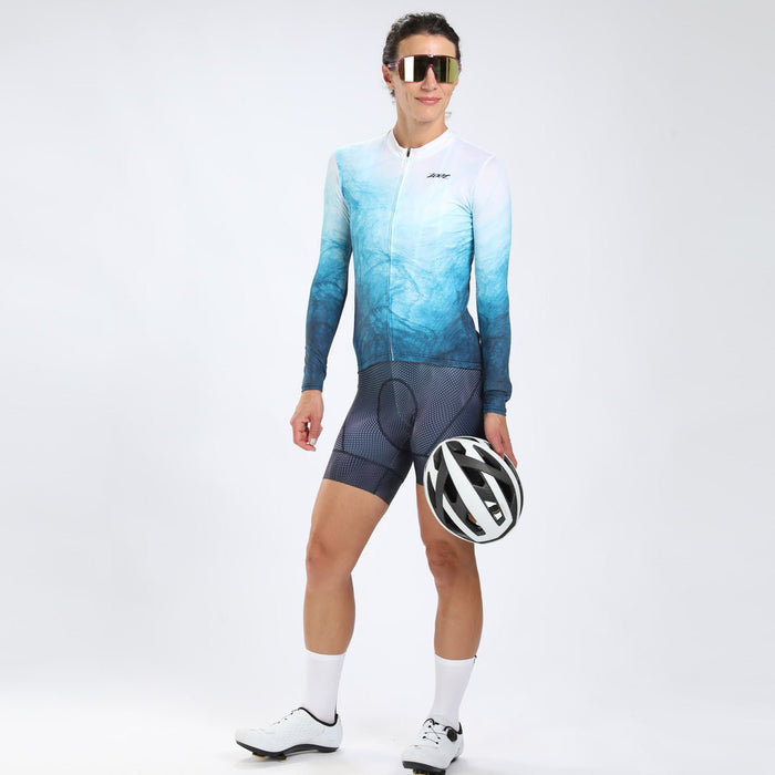 Zoot Sports CYCLE JERSEYS Women's Ltd Cycle Sun Stop Ls Jersey - La Plage