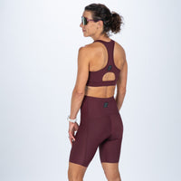 Zoot Sports CYCLE SHORTS Women's Elite Cycle High-Rise Short - Burgundy