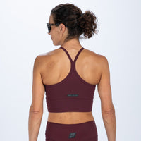 Zoot Sports RUN CROP Women's Elite Run Crop - Burgundy