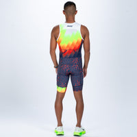 Zoot Sports TRI RACESUITS Men's Ltd Tri Aero Slvs Fz Racesuit - Costa Del Sol