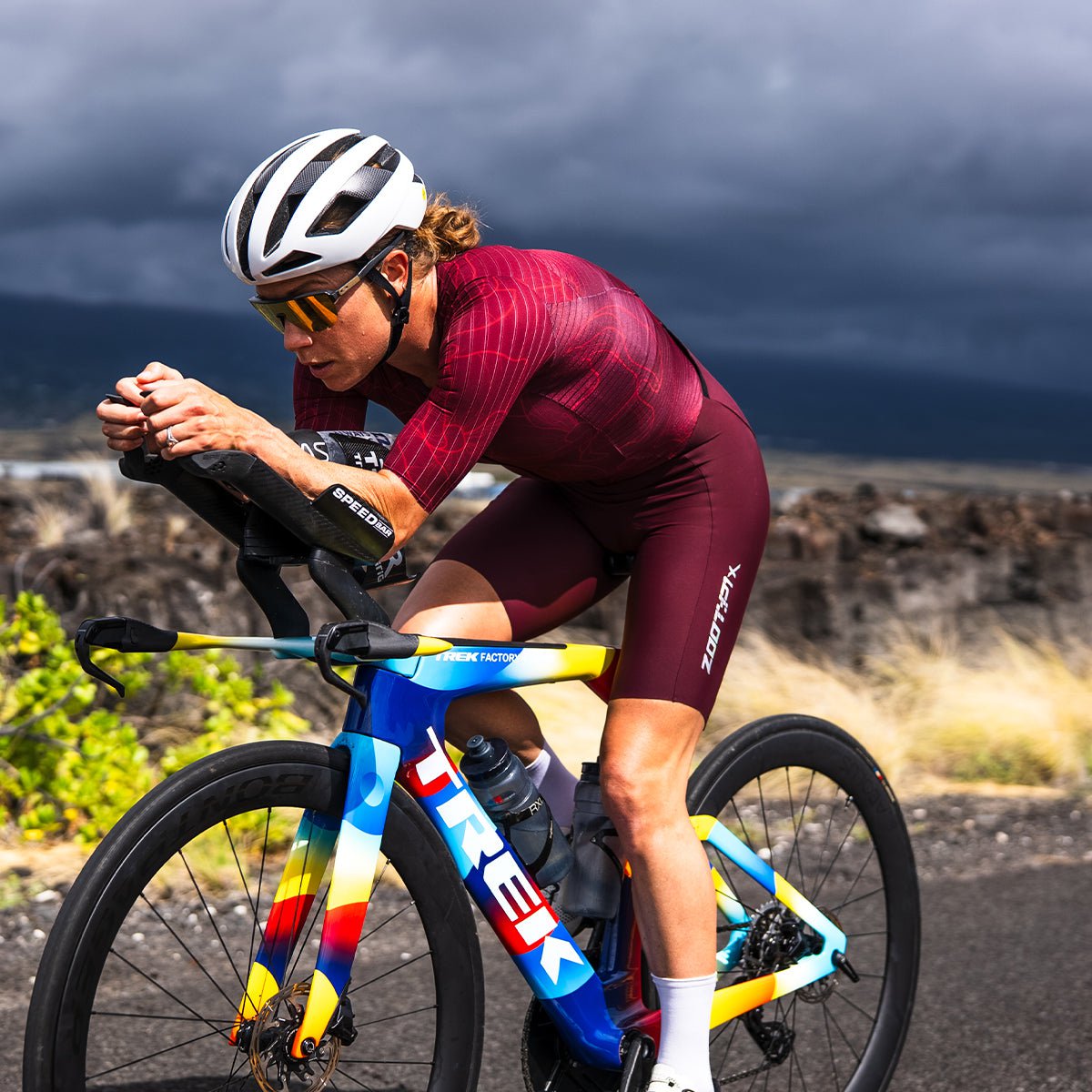 Zoot Sports TRI RACESUITS Women's Ultra P1x Tri Racesuit - Burgundy