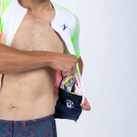 Zoot Sports TRI TOPS Men's Ltd Tri Aero Jersey - Costa Del Sol