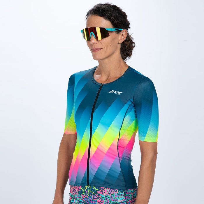 Zoot Sports TRI TOPS Women's Ltd Tri Aero Jersey - Costa Del Sol