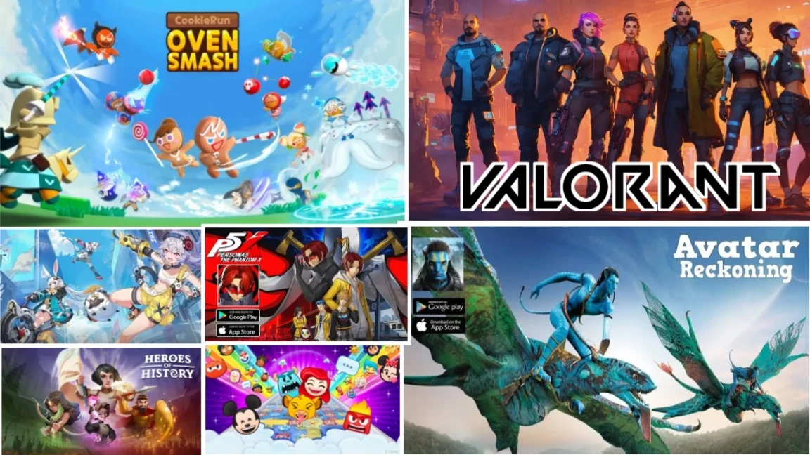 the top 10 Mobile Games Upcoming that will soon be at your fingertips! VALORANT Mobile Avatar: Realms Collide Ninja Party Heroes of History Disney Emoji Blitz Persona 5: The Phantom X Project Mugen Solo Leveling Avatar: Reckoning Etheria: Restart